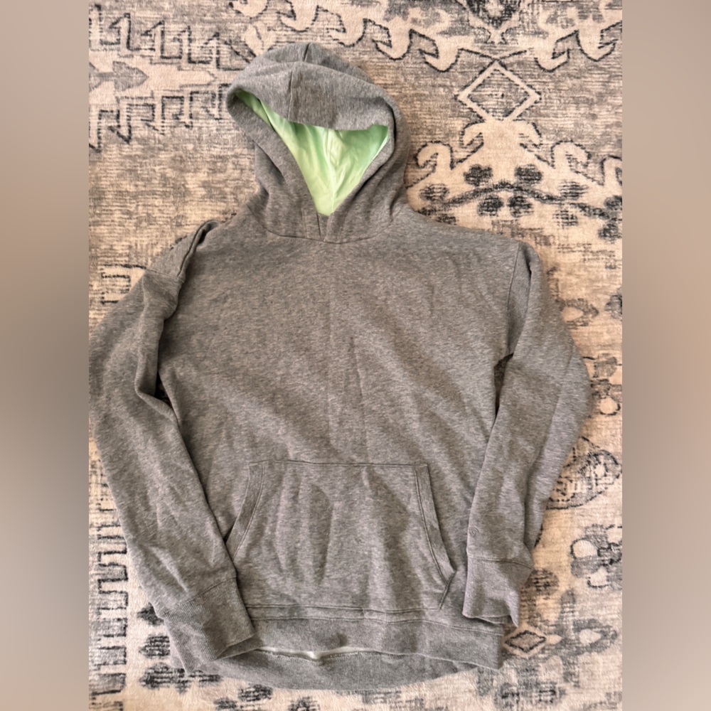 Girls grey champion 9 hoodie